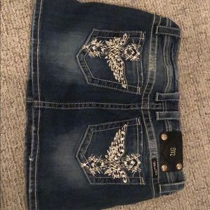 Miss Me Jean Skirt